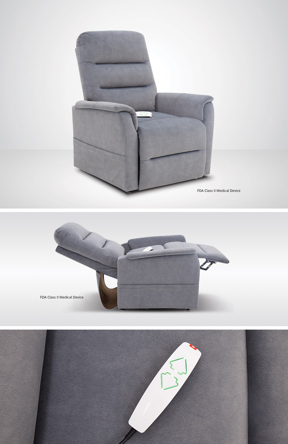 TRIO PICCOLO - MM-4020 - Lift Recliner - Mega Motion® LLC