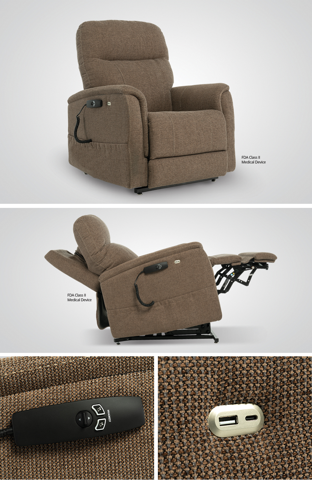 TRIO PICCOLO - MM-6420 - Lift Recliner - Mega Motion® LLC