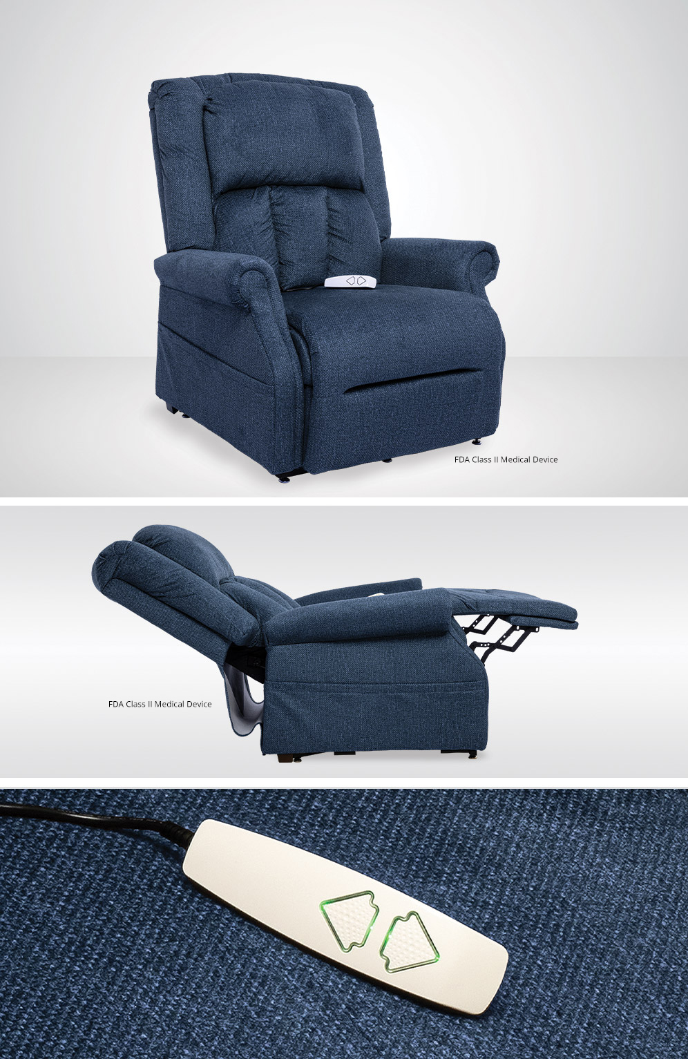 TRIO TENACITY - MM-7001 - Lift Recliner - Mega Motion® LLC